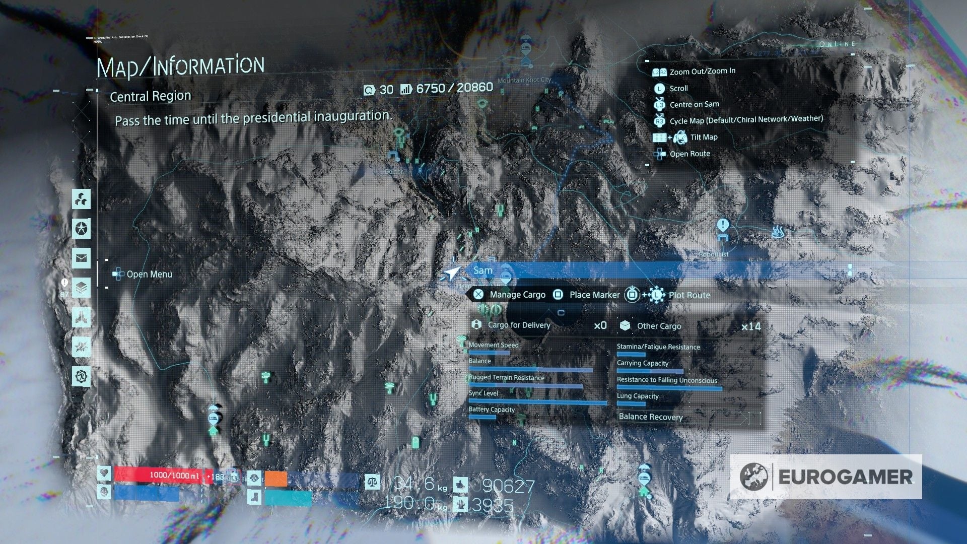Death Stranding Memory Chip locations  What  glowing  objects mean and where to find them - 75