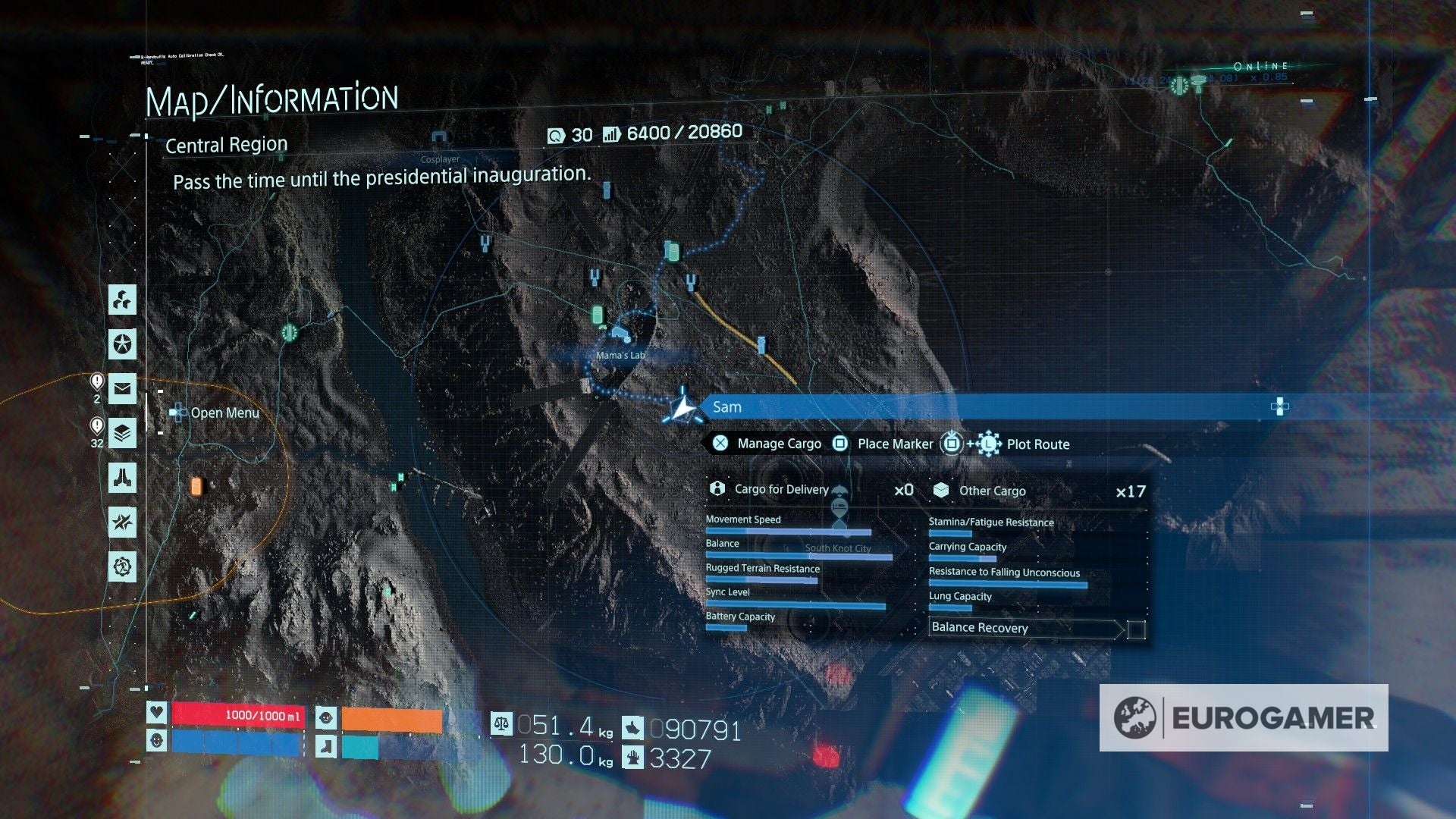 Death Stranding Memory Chip locations  What  glowing  objects mean and where to find them - 5