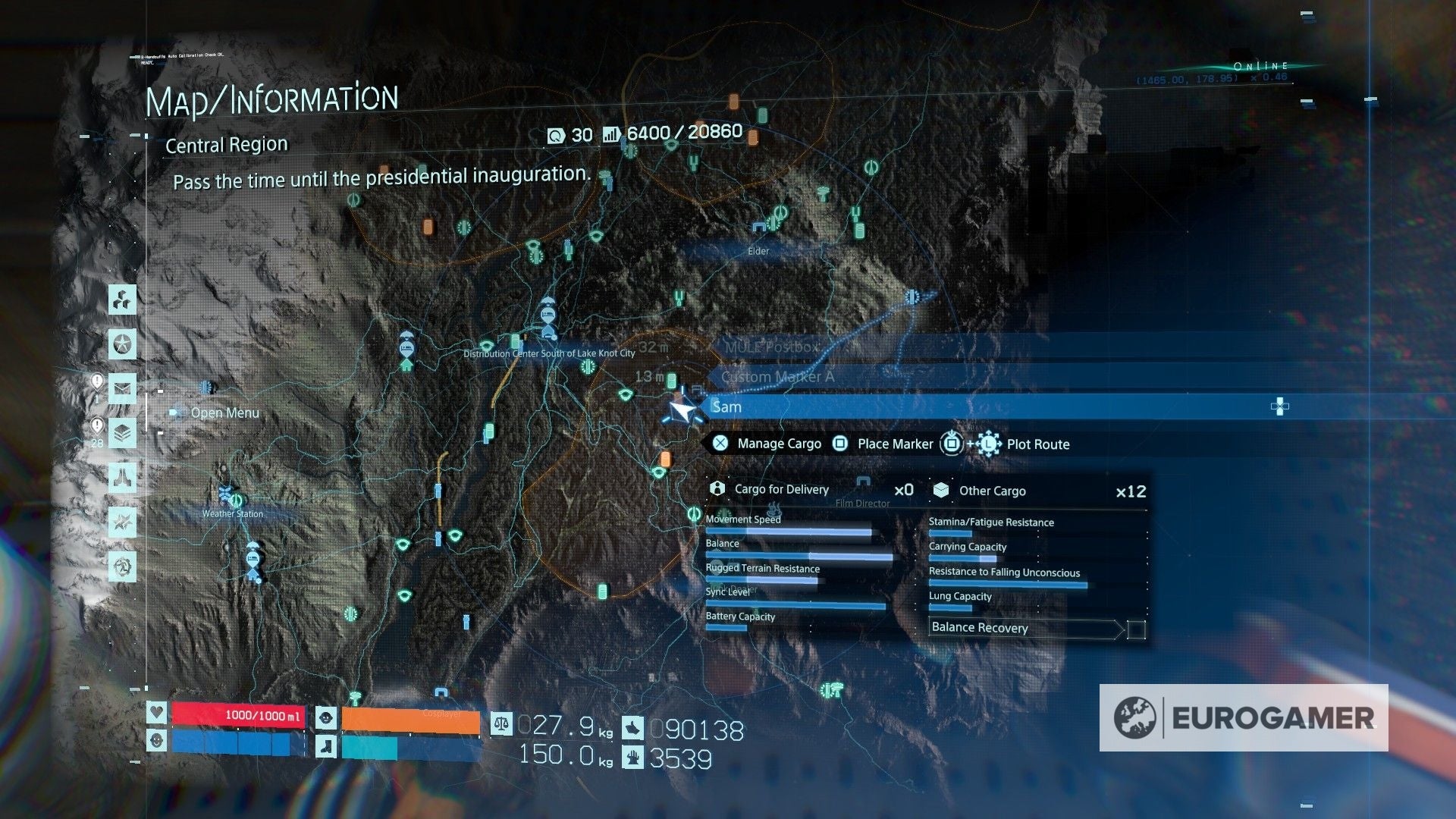 Death Stranding Memory Chip locations  What  glowing  objects mean and where to find them - 52