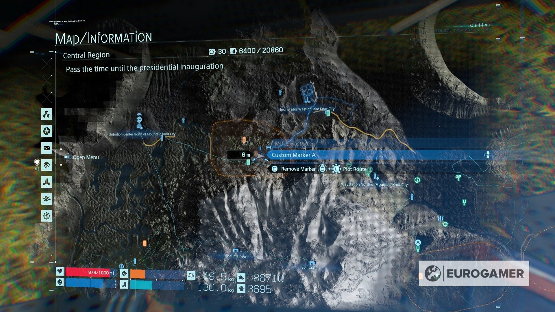 Death Stranding Memory Chip locations  What  glowing  objects mean and where to find them - 39