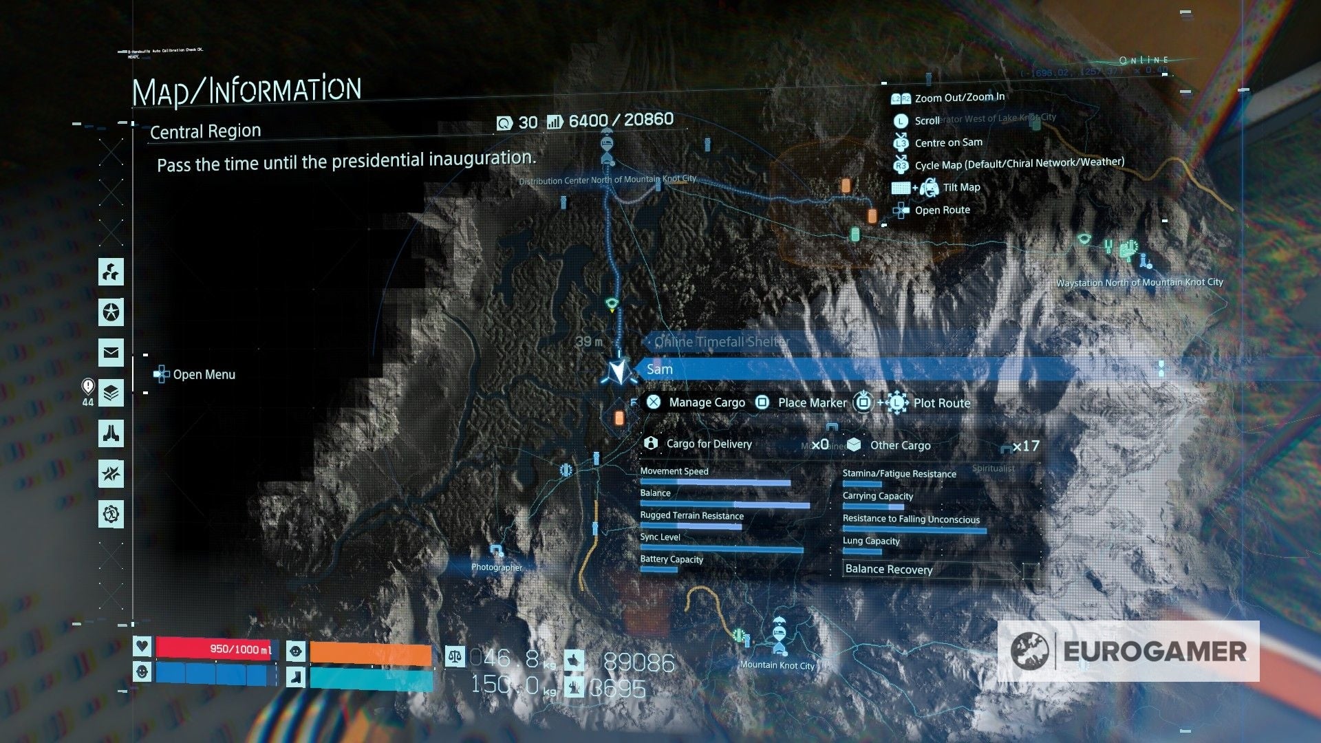 Death Stranding Memory Chip locations  What  glowing  objects mean and where to find them - 47