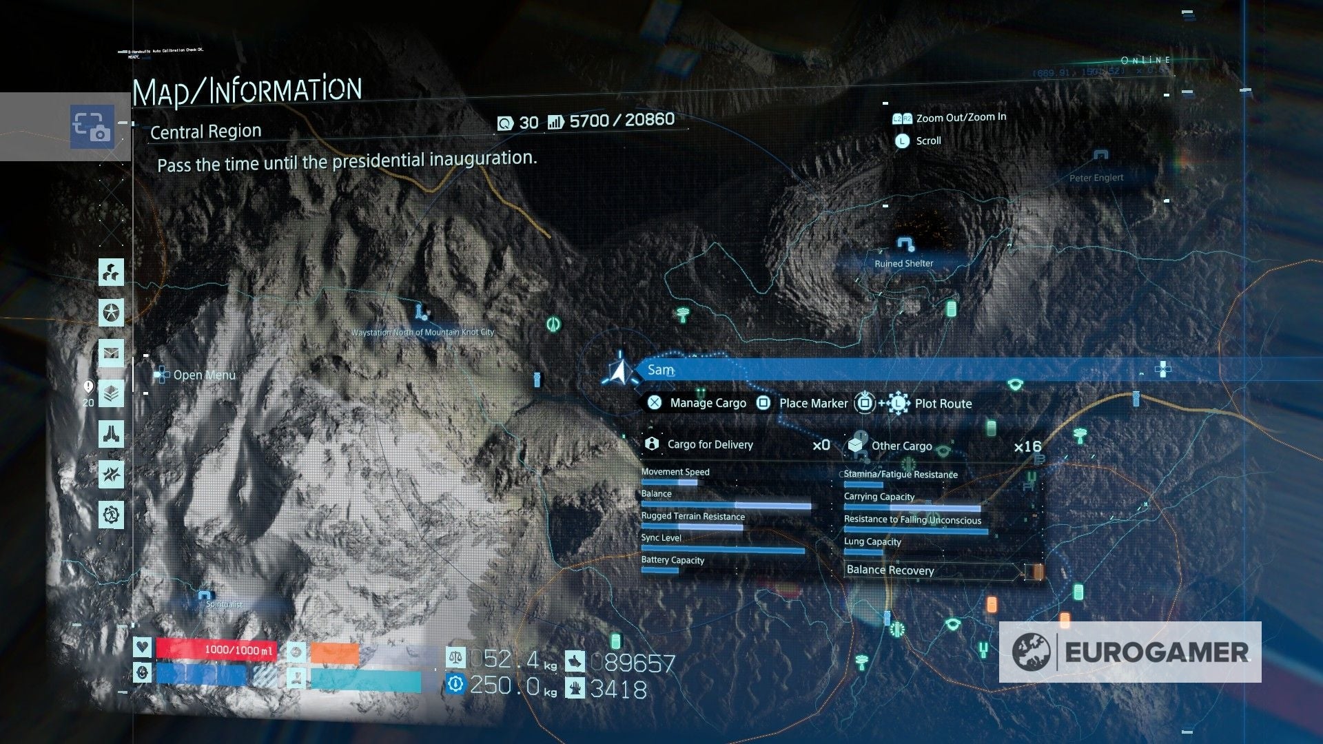 Death Stranding Memory Chip locations  What  glowing  objects mean and where to find them - 98