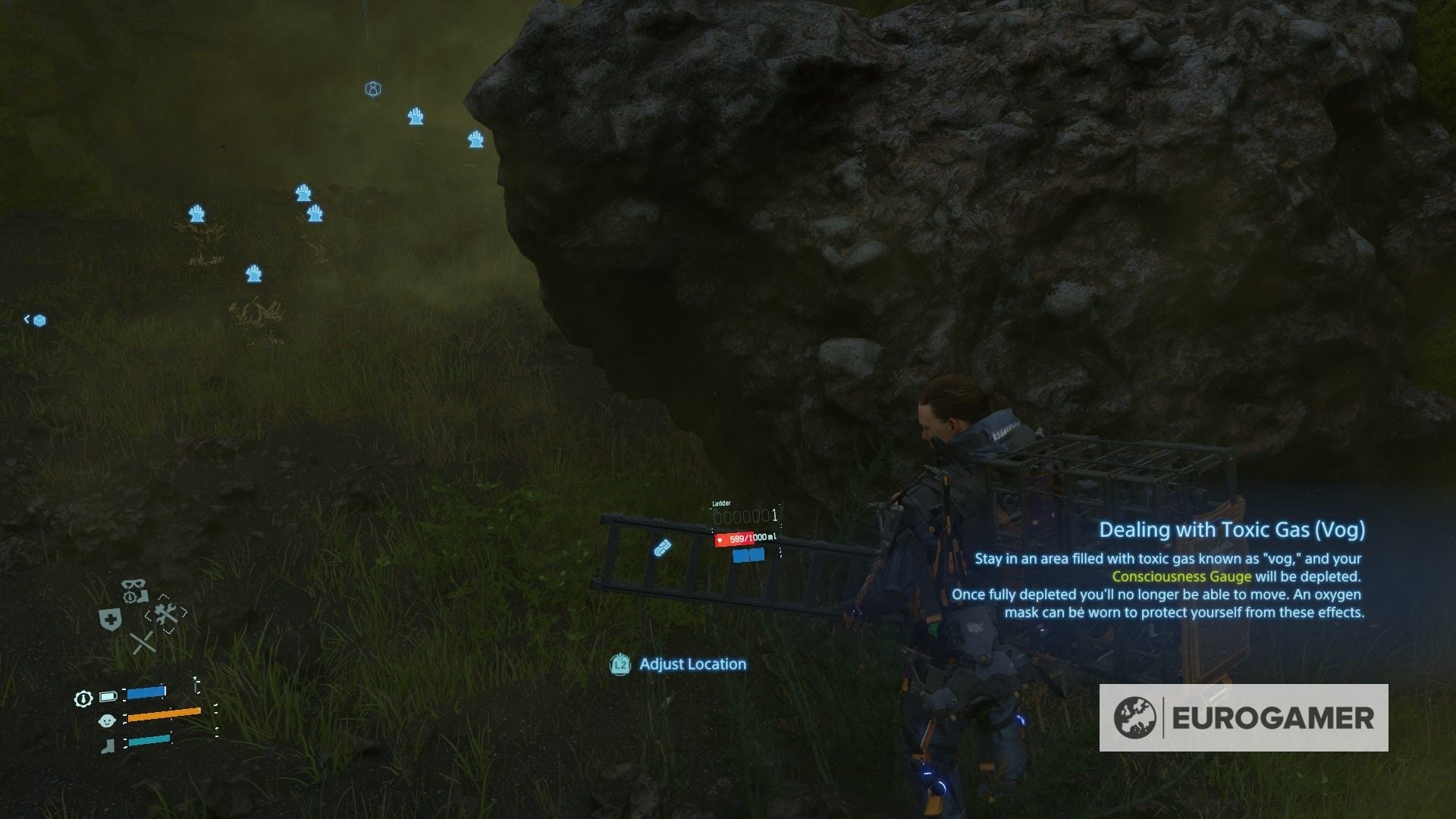 Death Stranding Memory Chip locations  What  glowing  objects mean and where to find them - 55