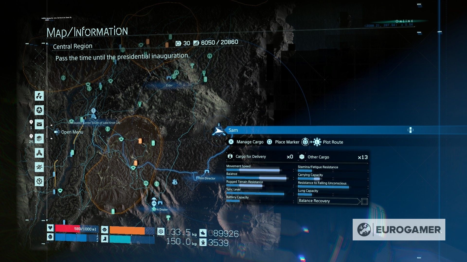 Death Stranding Memory Chip locations  What  glowing  objects mean and where to find them - 25