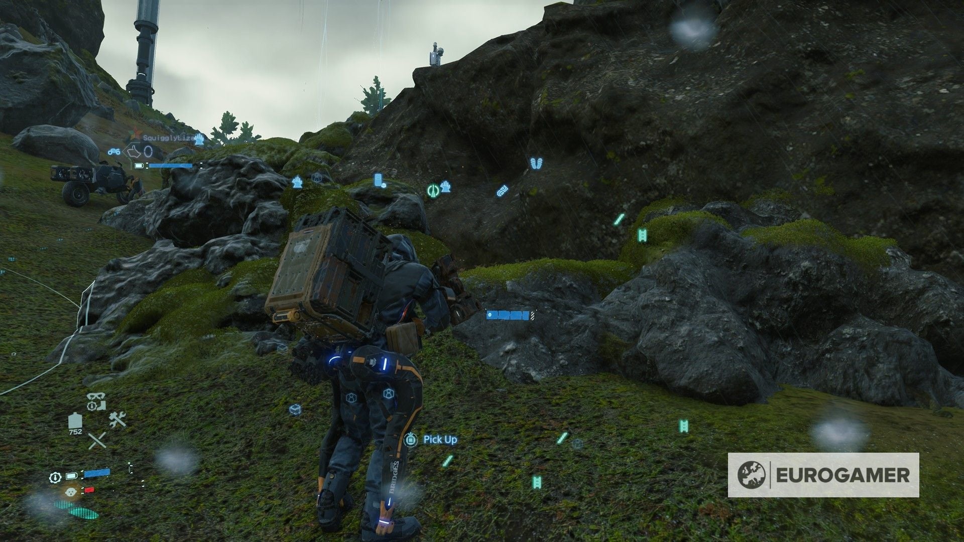 Death Stranding Memory Chip locations  What  glowing  objects mean and where to find them - 60