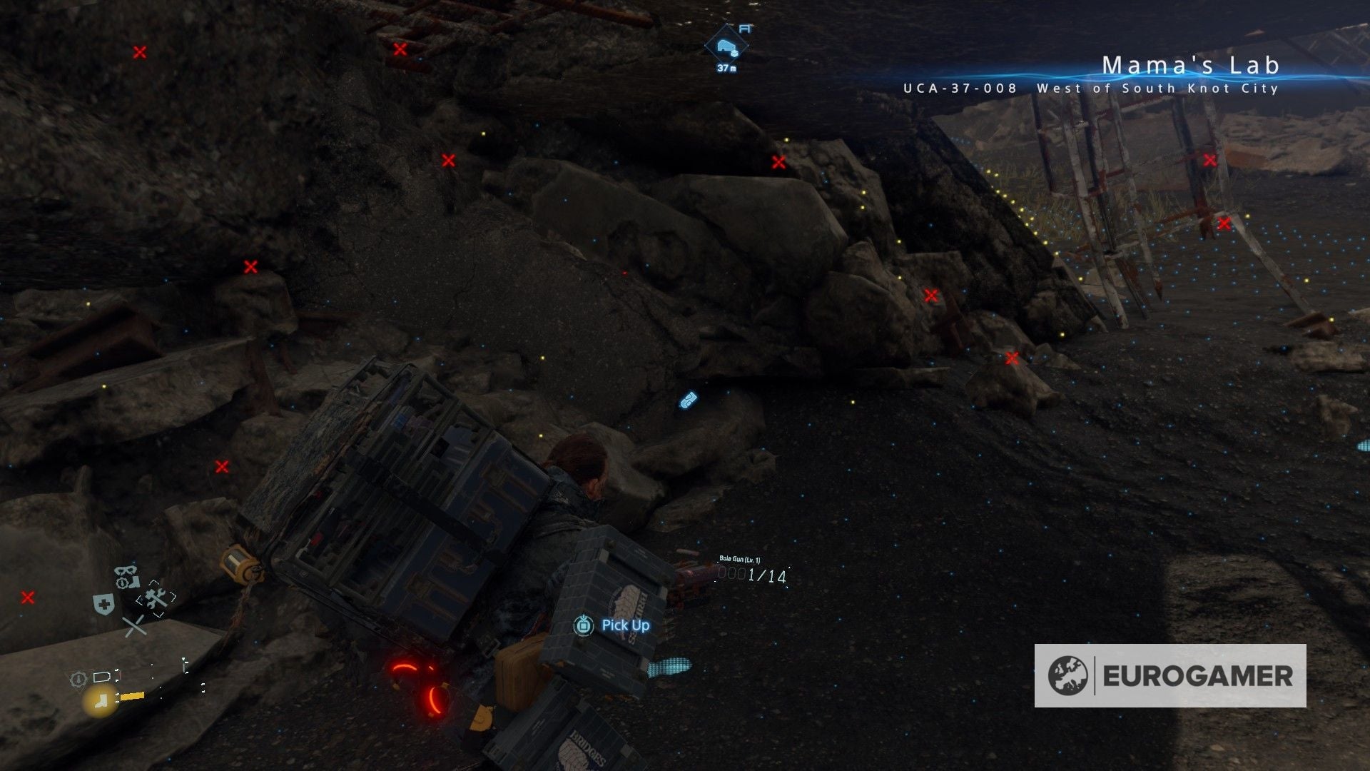 Death Stranding Memory Chip locations  What  glowing  objects mean and where to find them - 7