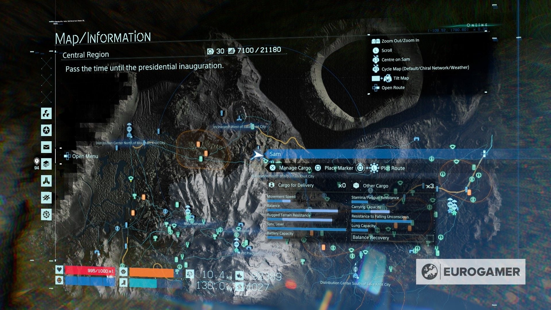 Death Stranding Memory Chip locations  What  glowing  objects mean and where to find them - 24