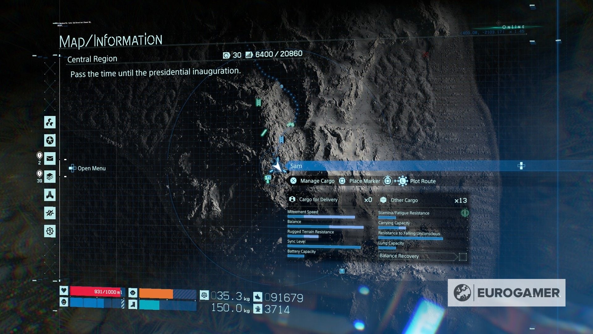 Death Stranding Memory Chip locations  What  glowing  objects mean and where to find them - 85