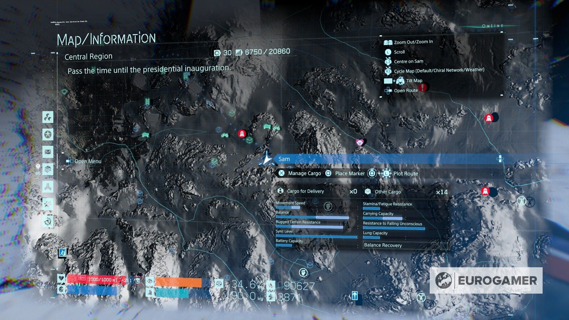 Death Stranding Memory Chip locations  What  glowing  objects mean and where to find them - 13
