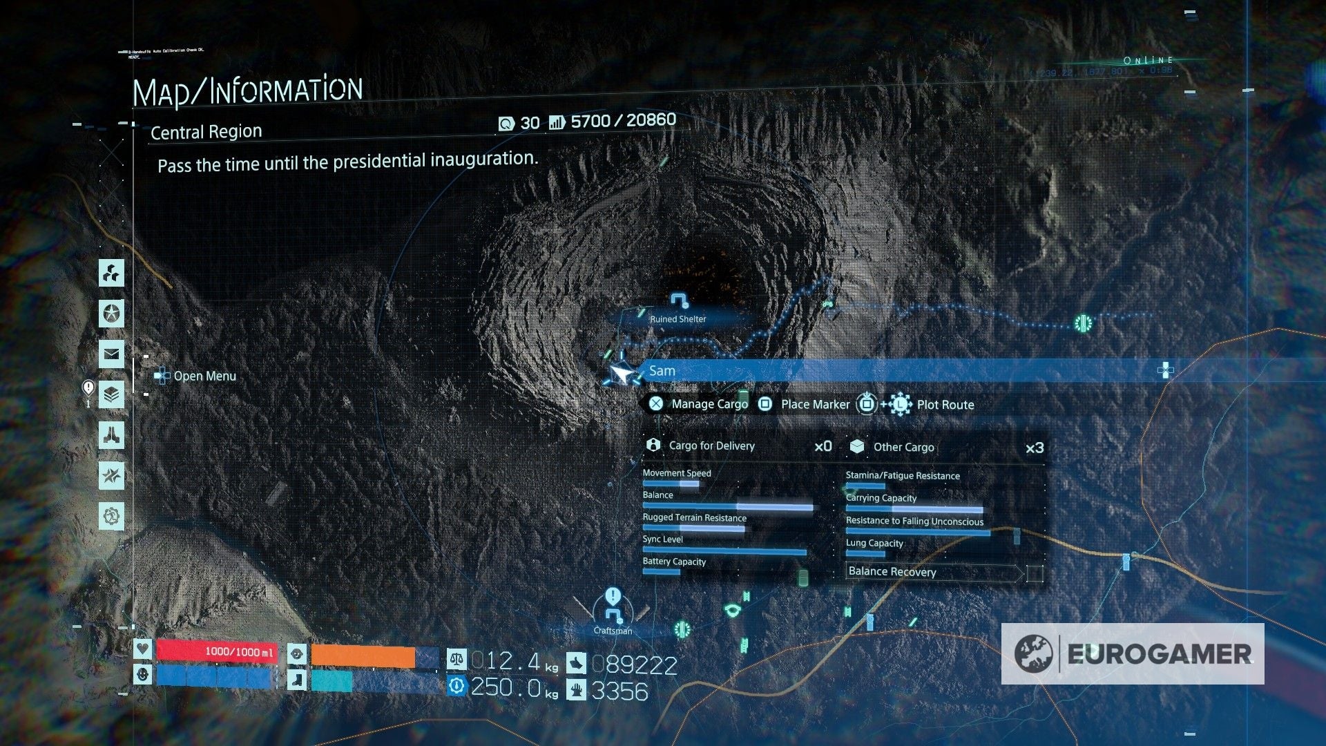 Death Stranding Memory Chip locations  What  glowing  objects mean and where to find them - 72