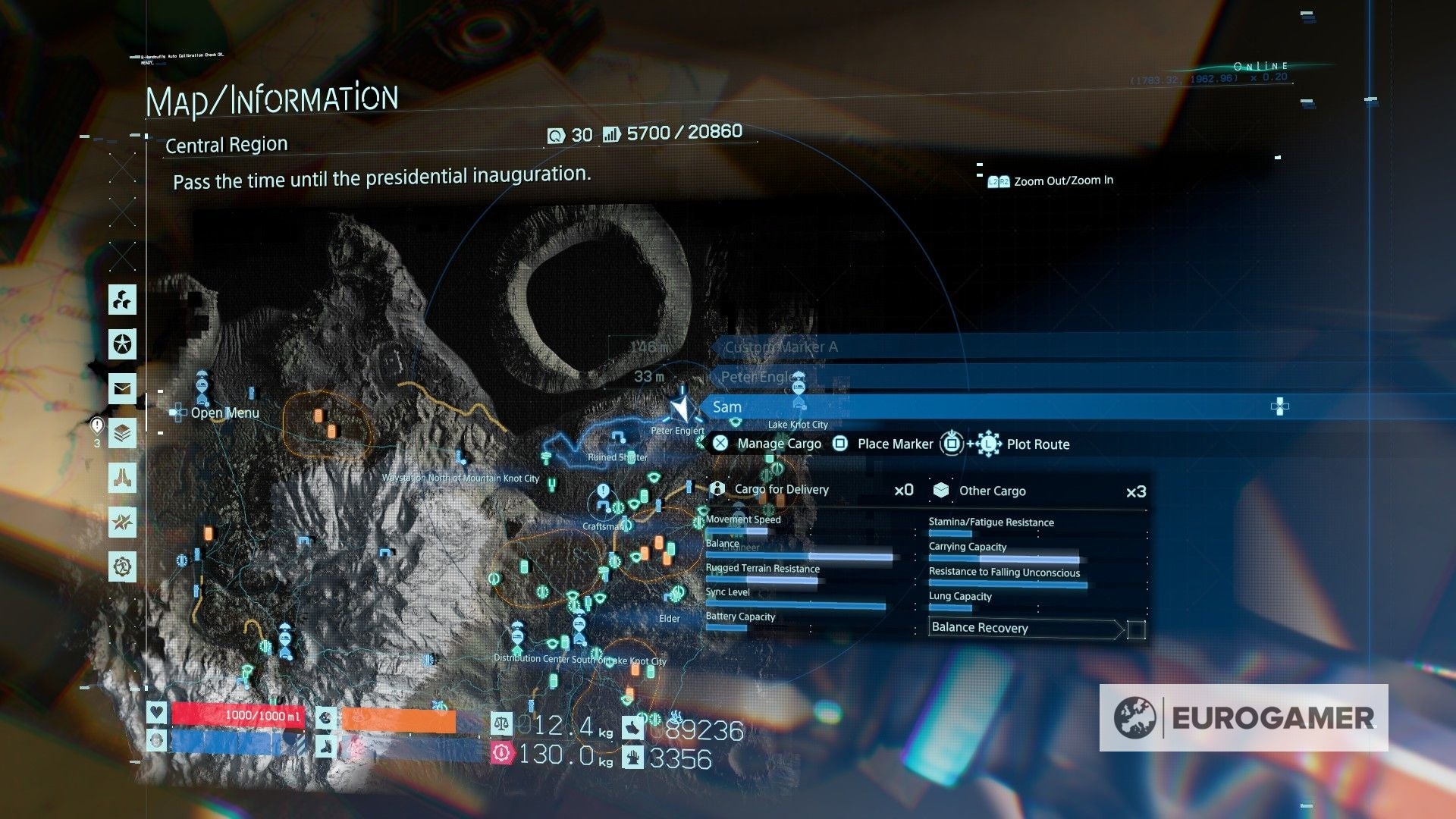 Death Stranding Memory Chip locations  What  glowing  objects mean and where to find them - 93