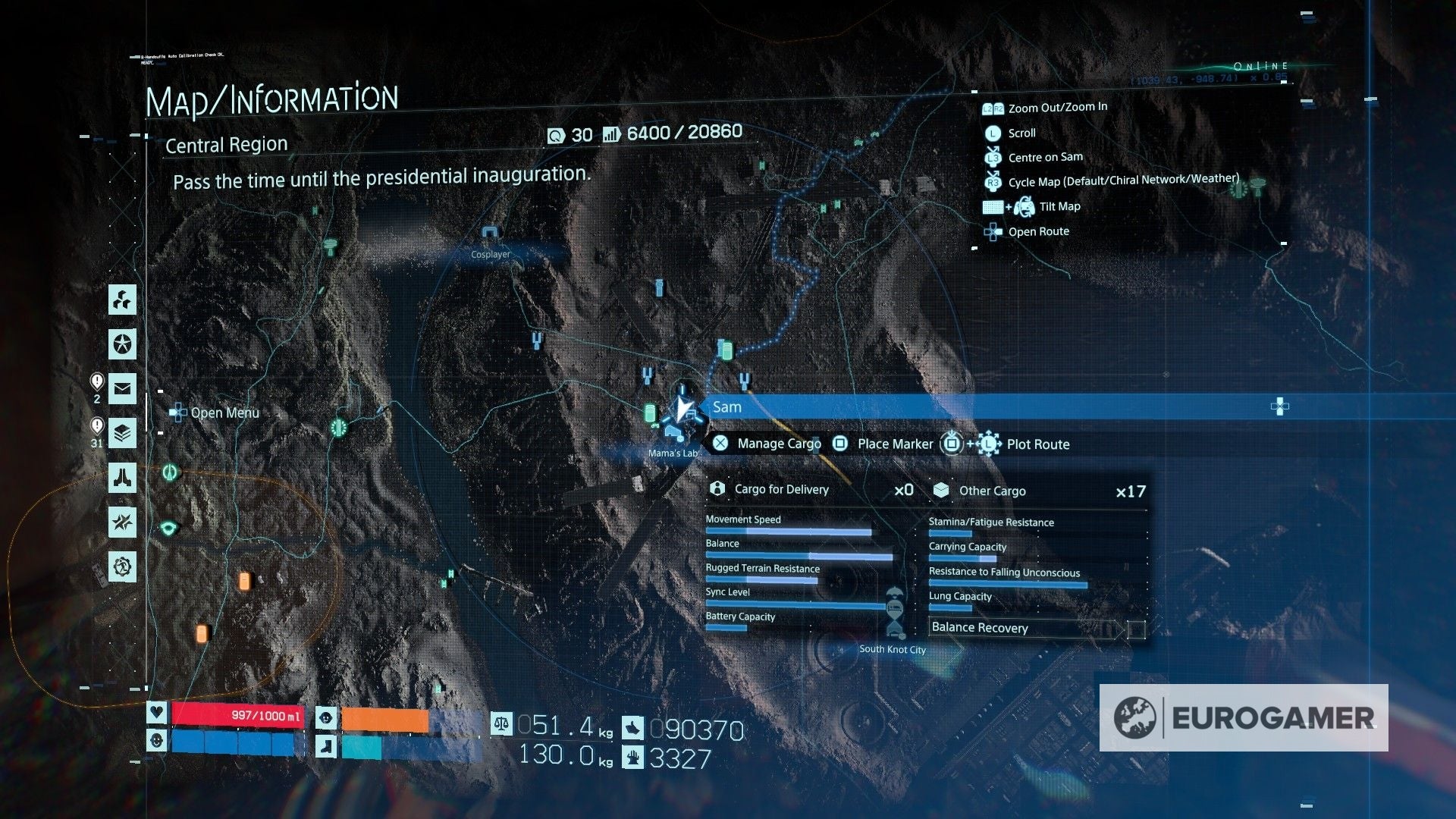 Death Stranding Memory Chip locations  What  glowing  objects mean and where to find them - 67