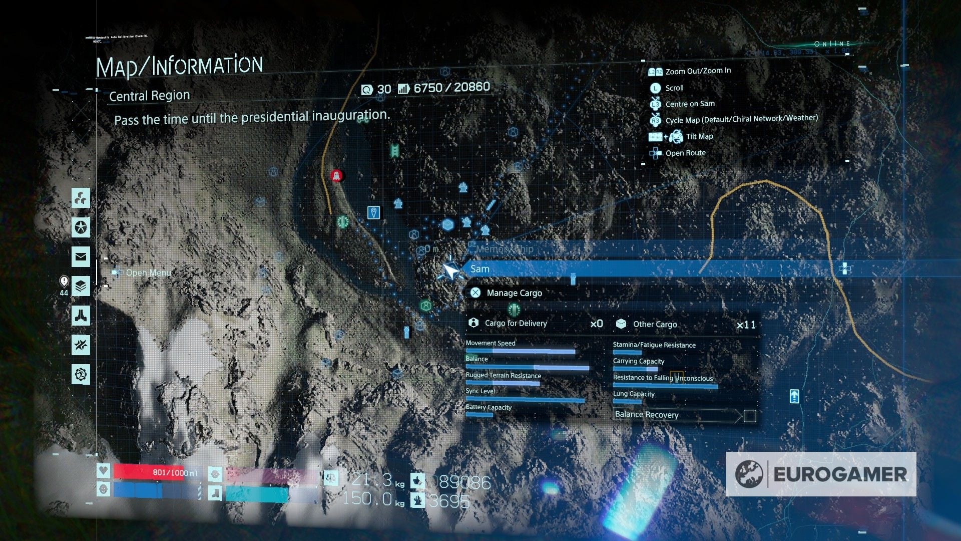 Death Stranding Memory Chip locations  What  glowing  objects mean and where to find them - 80
