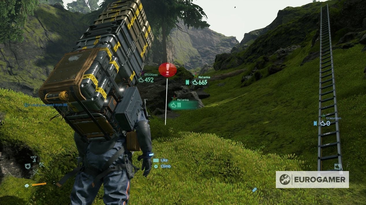 Death Stranding multiplayer explained  How online structures  Bridge Links  Strand Contracts and other connected features work - 4