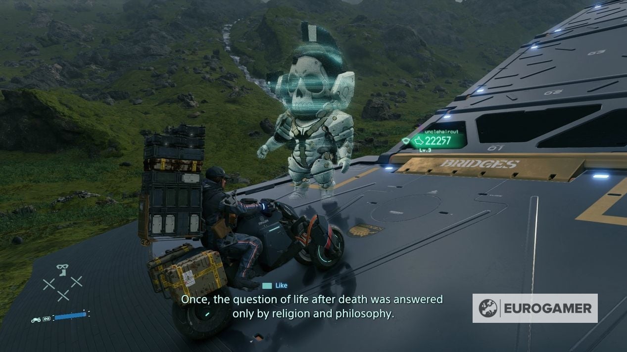 Death Stranding multiplayer explained  How online structures  Bridge Links  Strand Contracts and other connected features work - 81