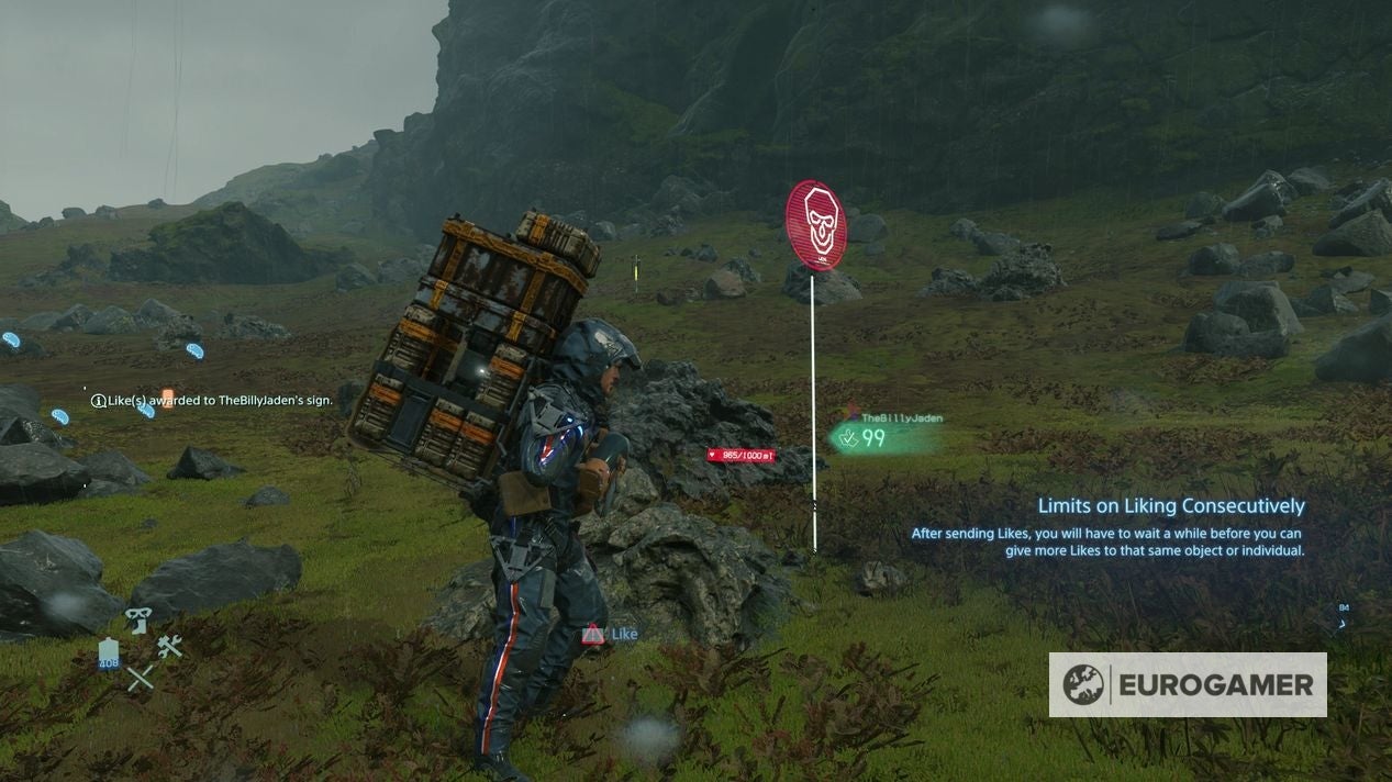 Death Stranding multiplayer explained  How online structures  Bridge Links  Strand Contracts and other connected features work - 93