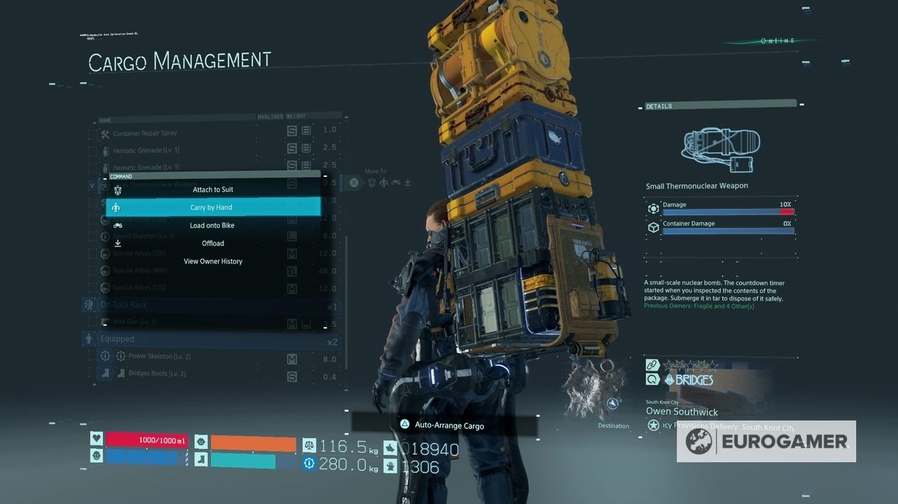 Death Stranding Fake Id Cargo