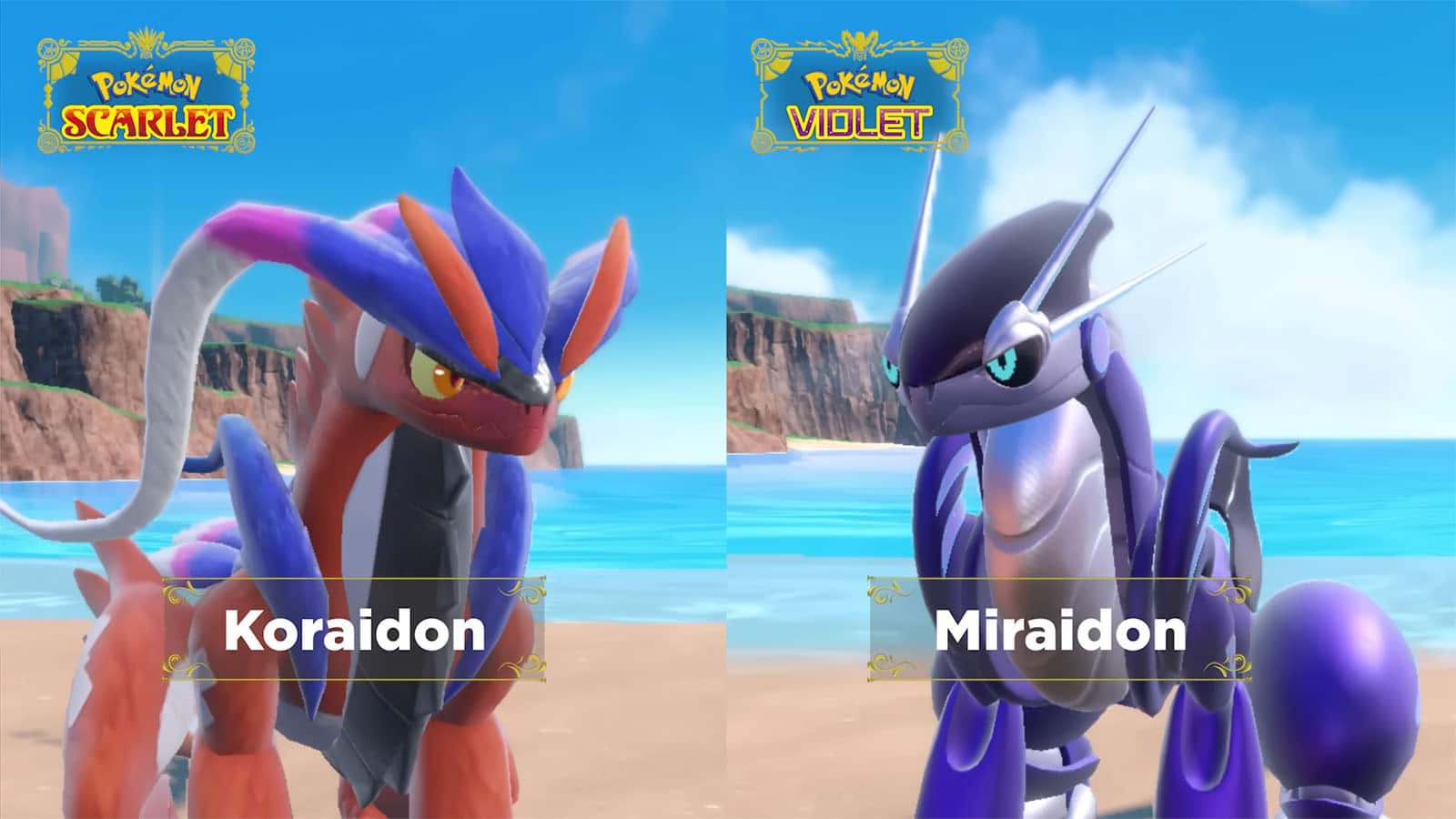 Imagem para Pokémon Scarlet e Violet - Como desbloquear Koraidon/Miraidon e as suas habilidades