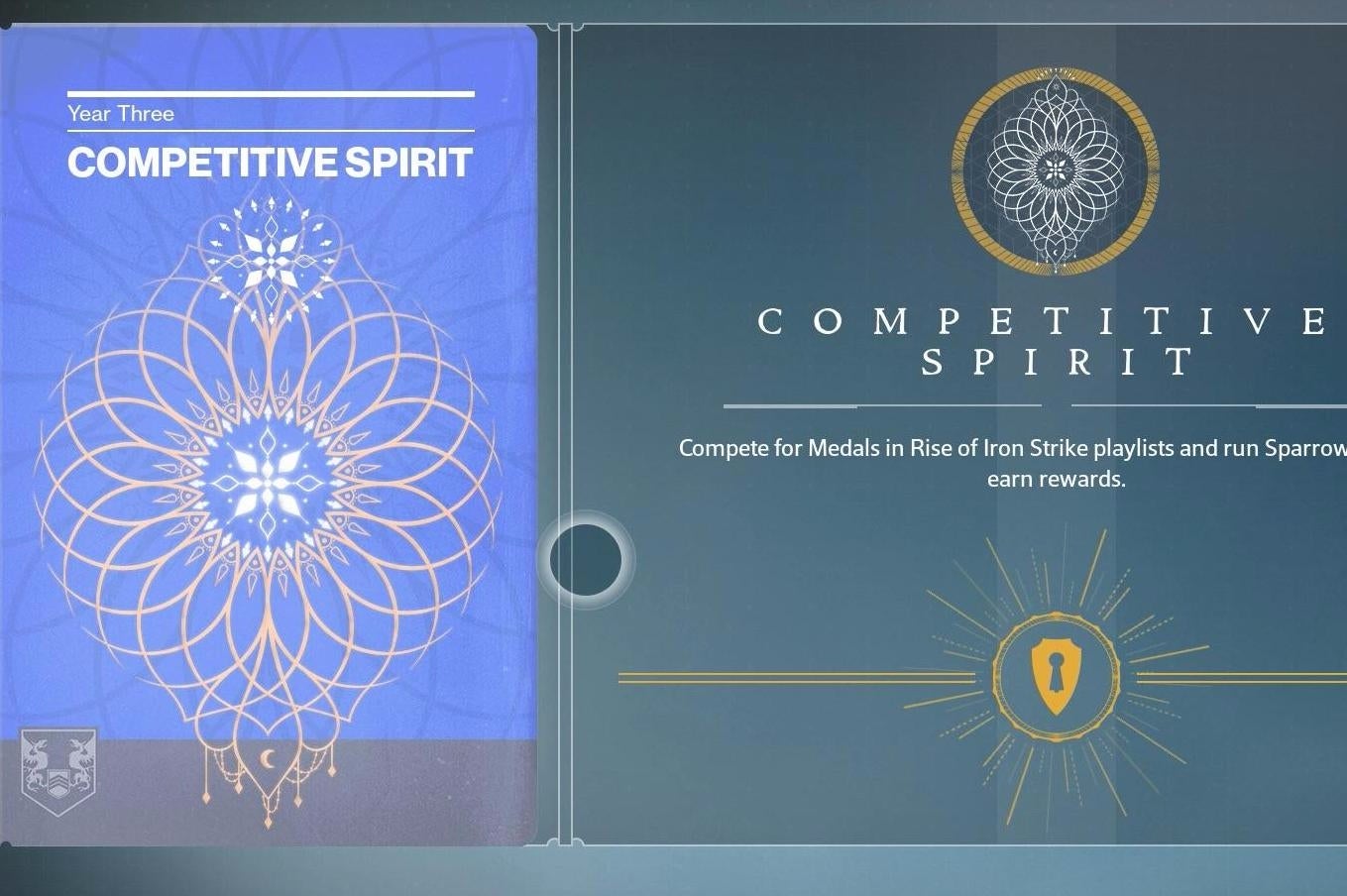 Image for Destiny Competitive Spirit book - Rewards, tags and milestones to complete in the latest event book