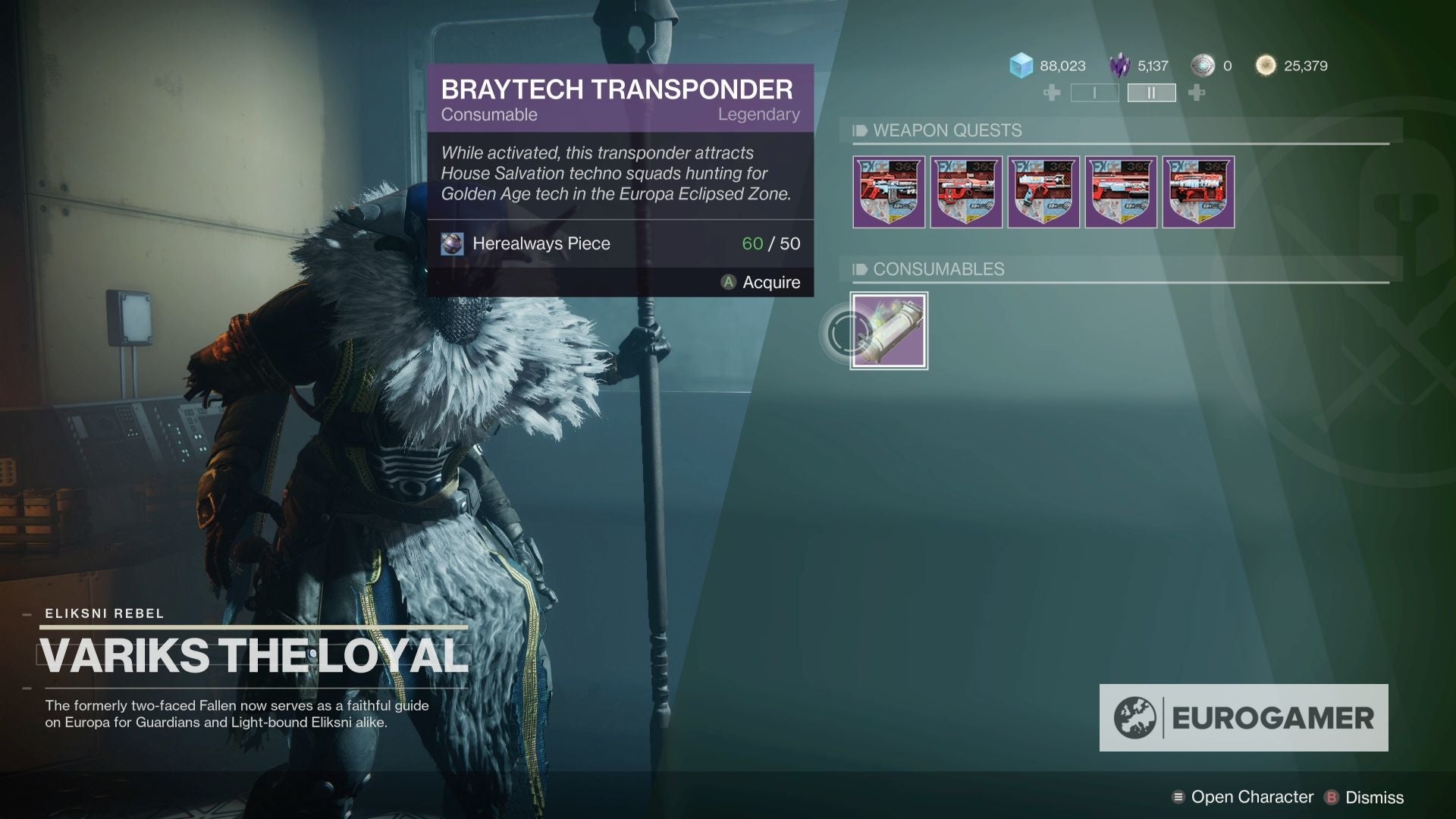 Destiny 2 Augment Triumphs explained  How to get a Braytech Transponder to complete the Augmented Obsession challenge - 70