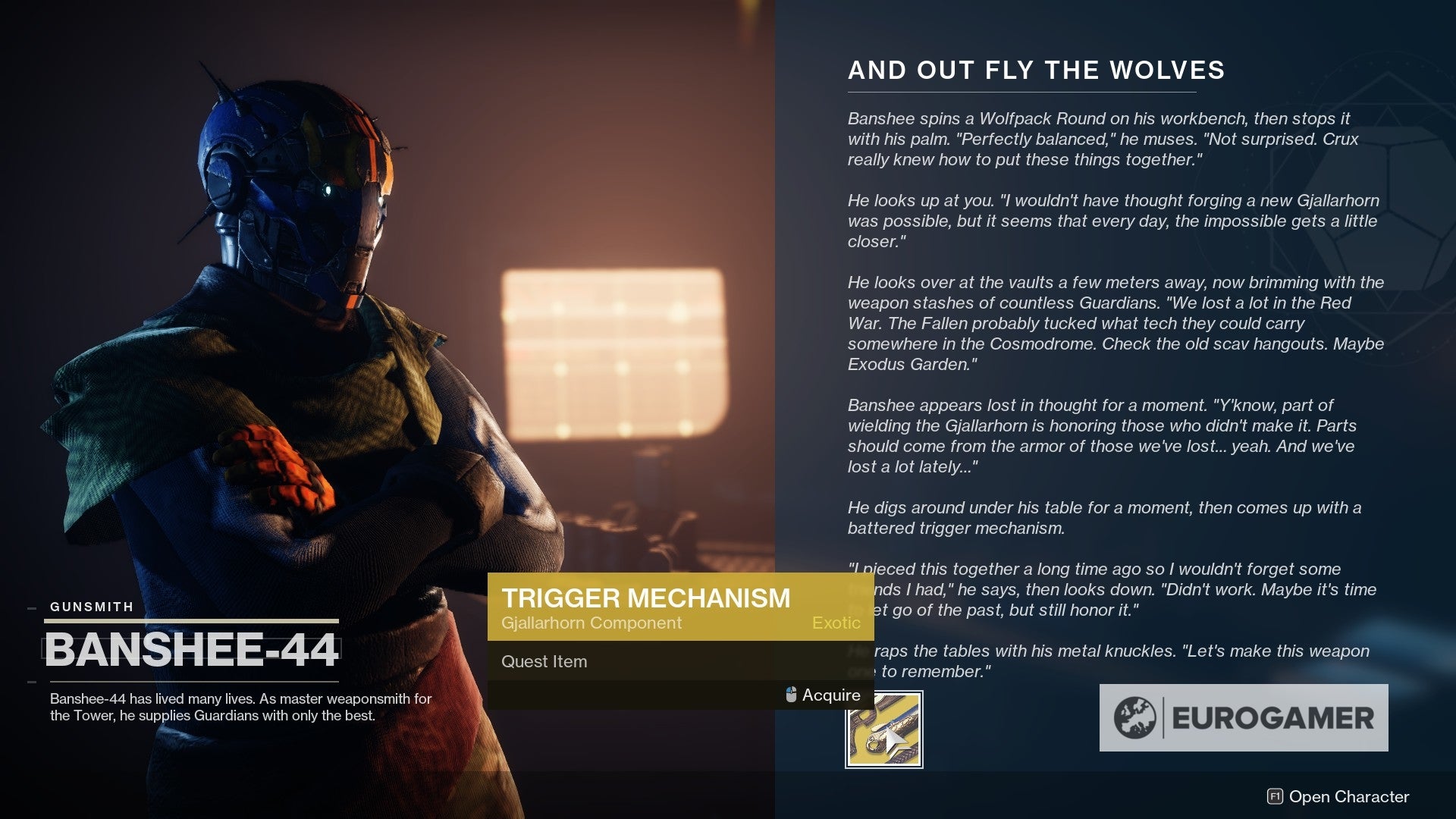 Destiny 2 Gjallarhorn quest  How to start And Out Fly the Wolves and unlock the Gjallarhorn - 83