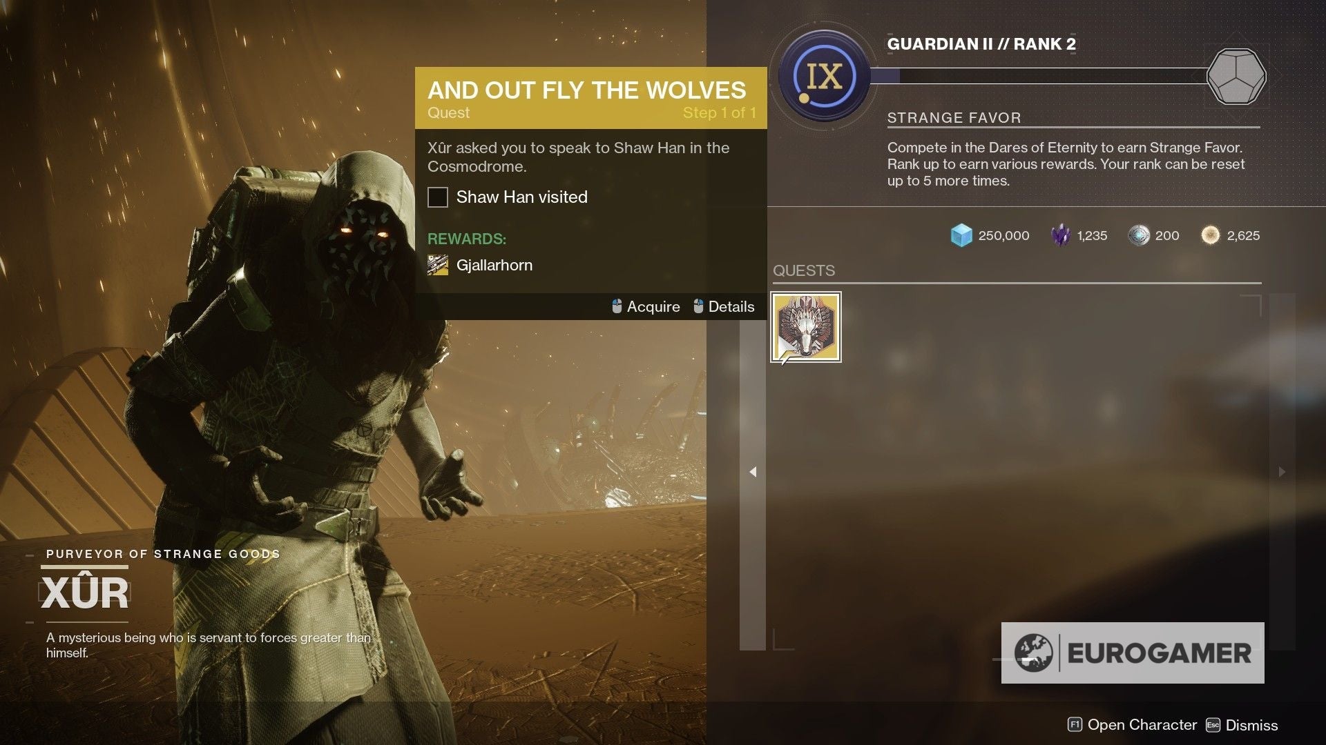Destiny 2 Gjallarhorn quest  How to start And Out Fly the Wolves and unlock the Gjallarhorn - 15