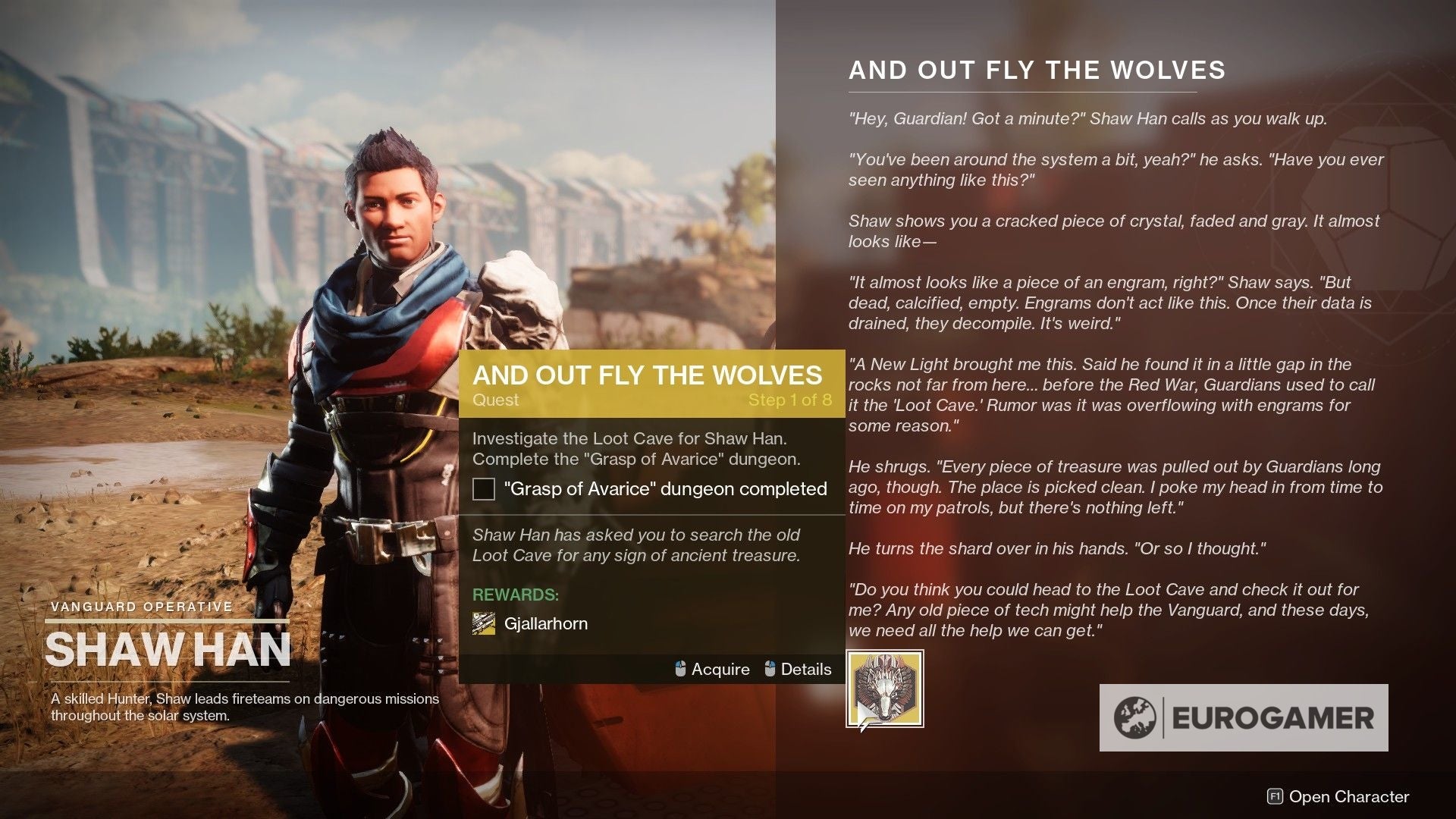 Destiny 2 Gjallarhorn quest  How to start And Out Fly the Wolves and unlock the Gjallarhorn - 55