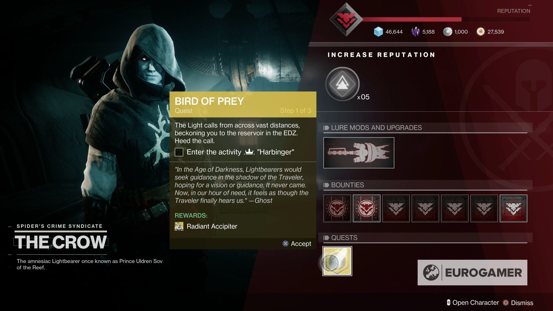Destiny 2 Harbinger mission explained  All feather locations and how to start the Bird of Prey quest explained - 41