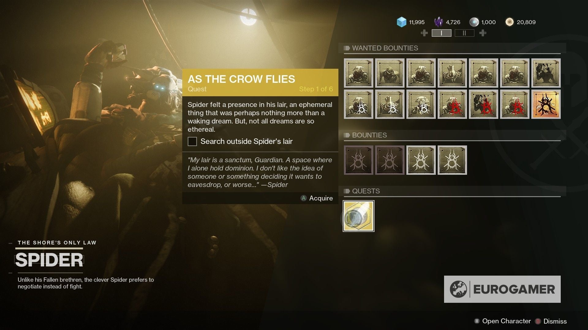 Destiny 2 Hawkmoon quest  All feather locations and how to complete the As the Crow Flies and Loose Thy Talons steps - 80