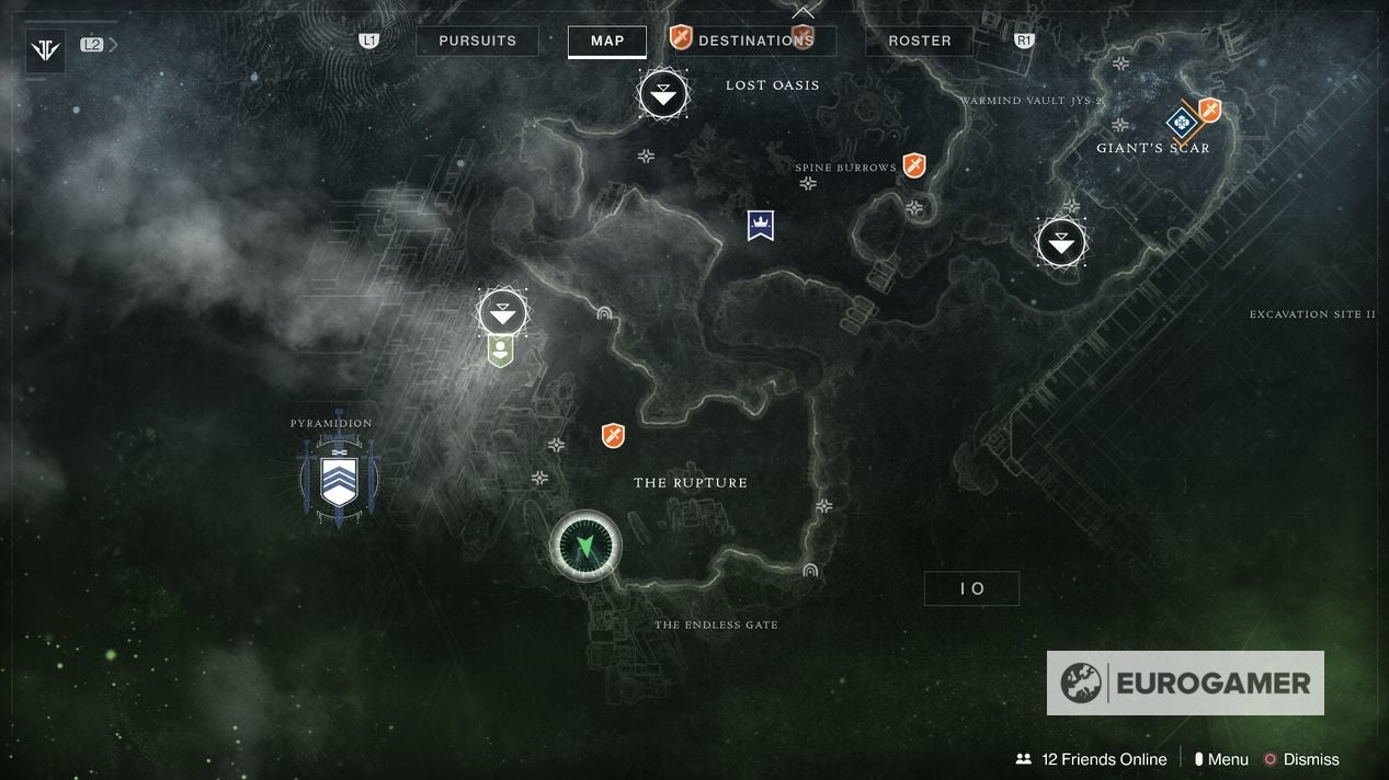 Io Imperial Treasure Map Destiny 2 Imperial Treasure Map Locations: Endless Gate, Diaviks Mine And  Chamber Of Sky Locations And More Explained | Eurogamer.net