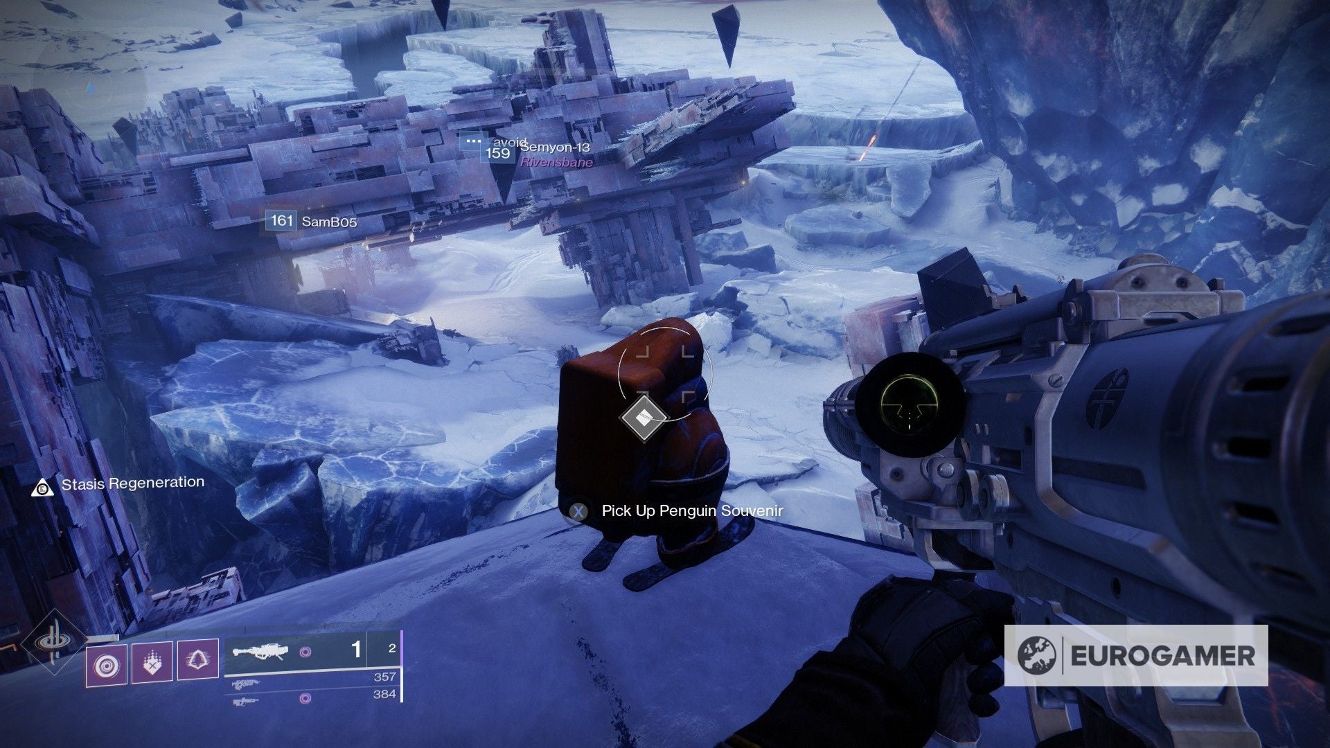Destiny 2 penguin locations  Where to find all penguin souvenirs to complete Reuniting the Eventide Rookery - 15