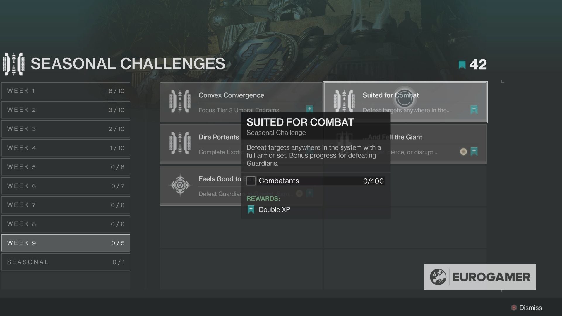 Destiny 2 Suited for Combat explained  How to complete the Week 9 challenge - 56