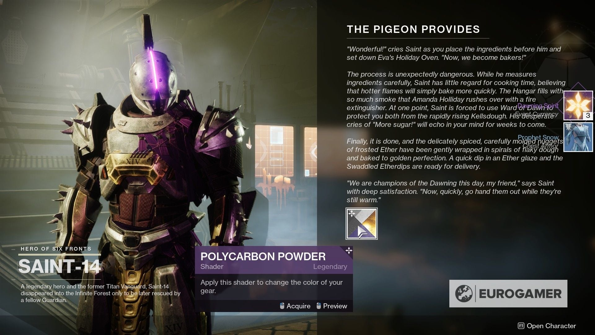 Destiny 2 The Pigeon Provides quest  How to start The Pigeon Provides and unlock Zephyr in Destiny 2 - 37