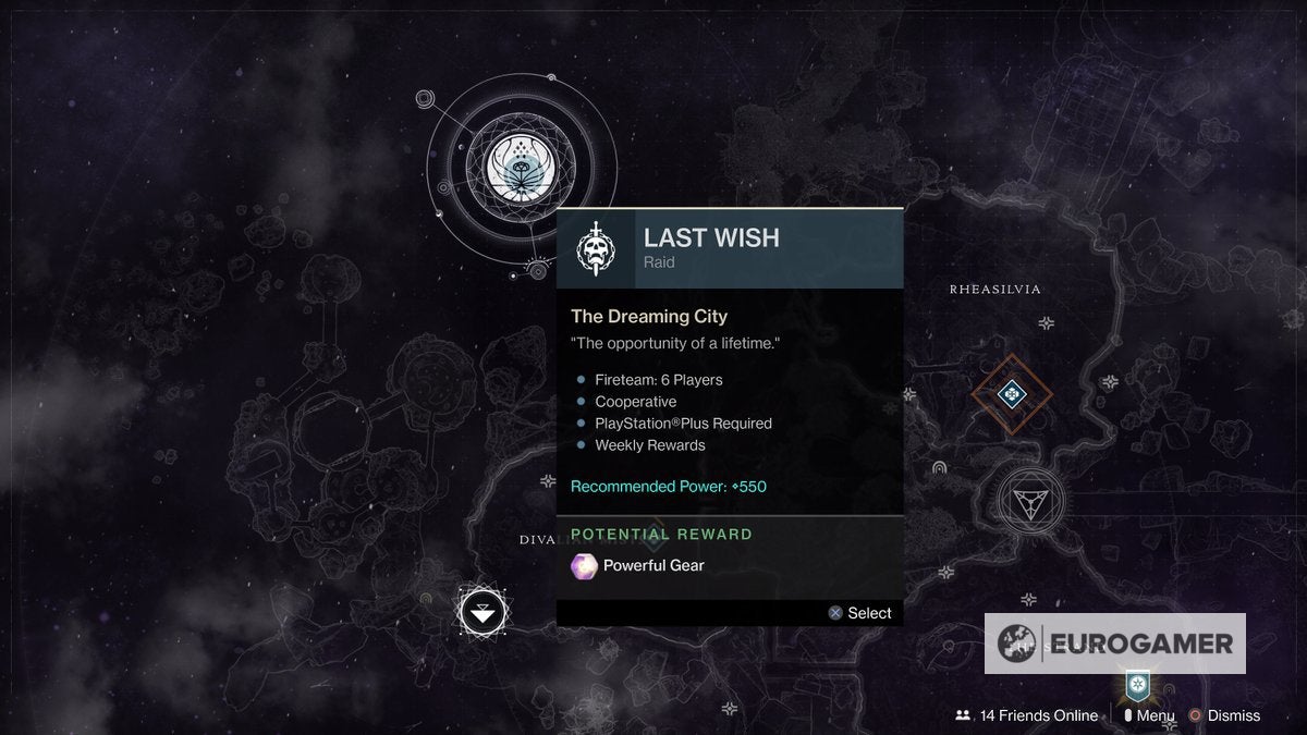 Last Wish Raid Map Destiny 2 Last Wish Raid Guide, Loot And How To Prepare | Eurogamer.net