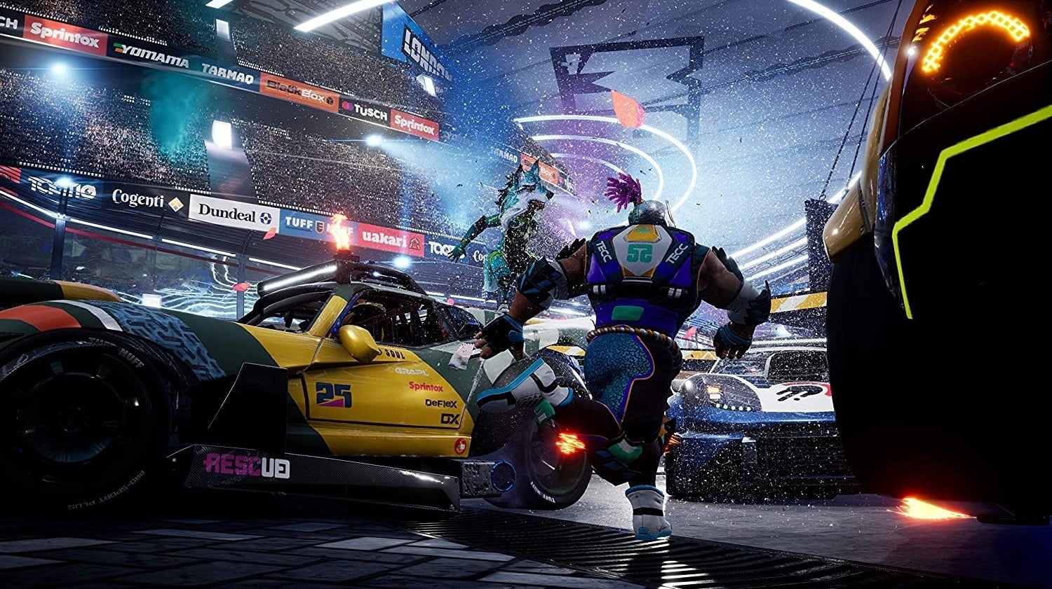 Image for Destruction AllStars review - PS5's PS Plus freebie offers slick but shallow arcade racing carnage