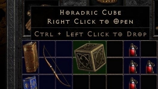 Image for Diablo 2 - Horadric Cube location: How to use the Horadric Cube and recipes list explained