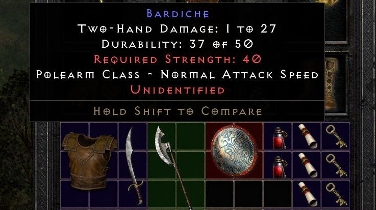 Image for Diablo 2: How to identify items and how to identify items for free