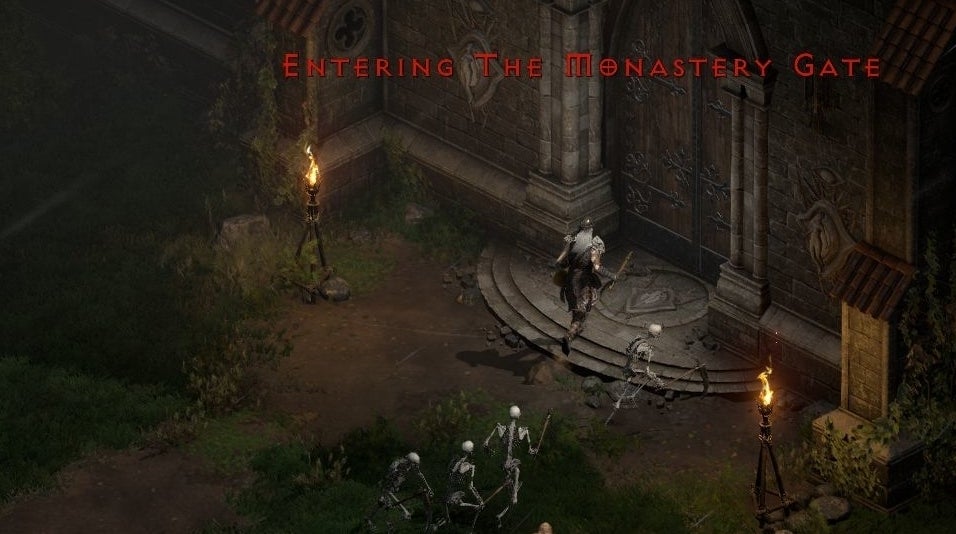 Diablo 2 - Monastery locations: Where to find the Monastery Barracks and  Monastery Catacombs in Act I explained | Eurogamer.net
