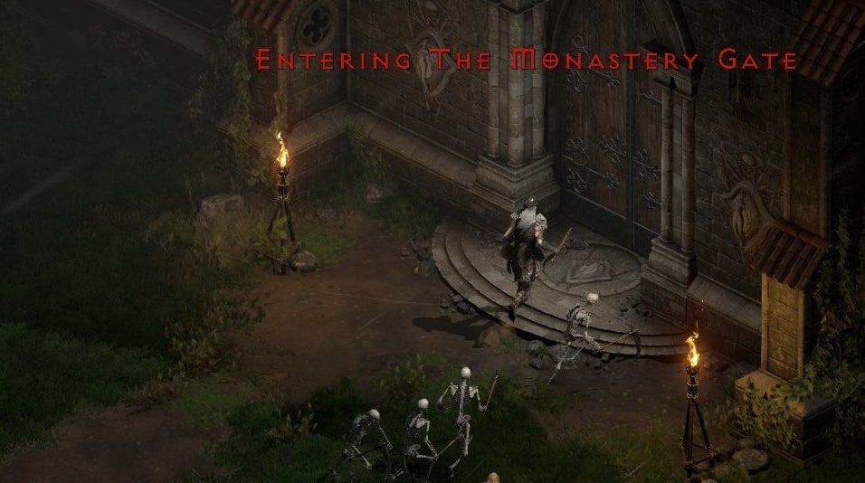 Image for Diablo 2 - Monastery locations: Where to find the Monastery Barracks and Monastery Catacombs in Act I explained