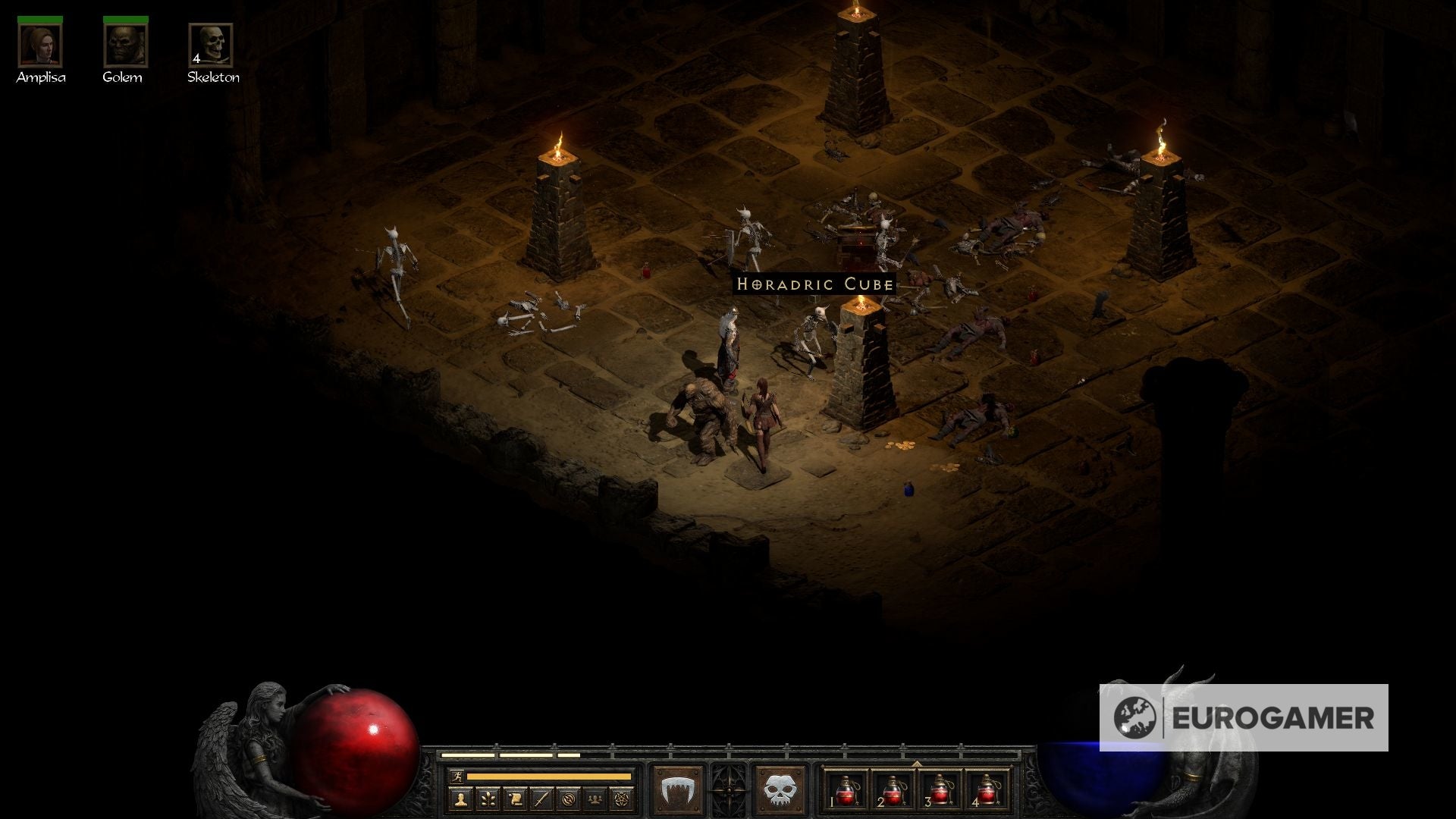 Diablo 2   Horadric Cube location  How to use the Horadric Cube and recipes list explained - 73