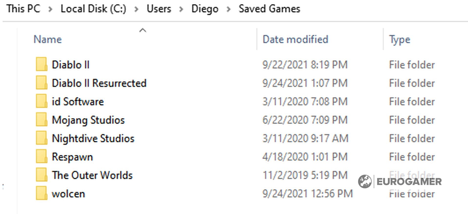 where does diablo 2 save its save game files
