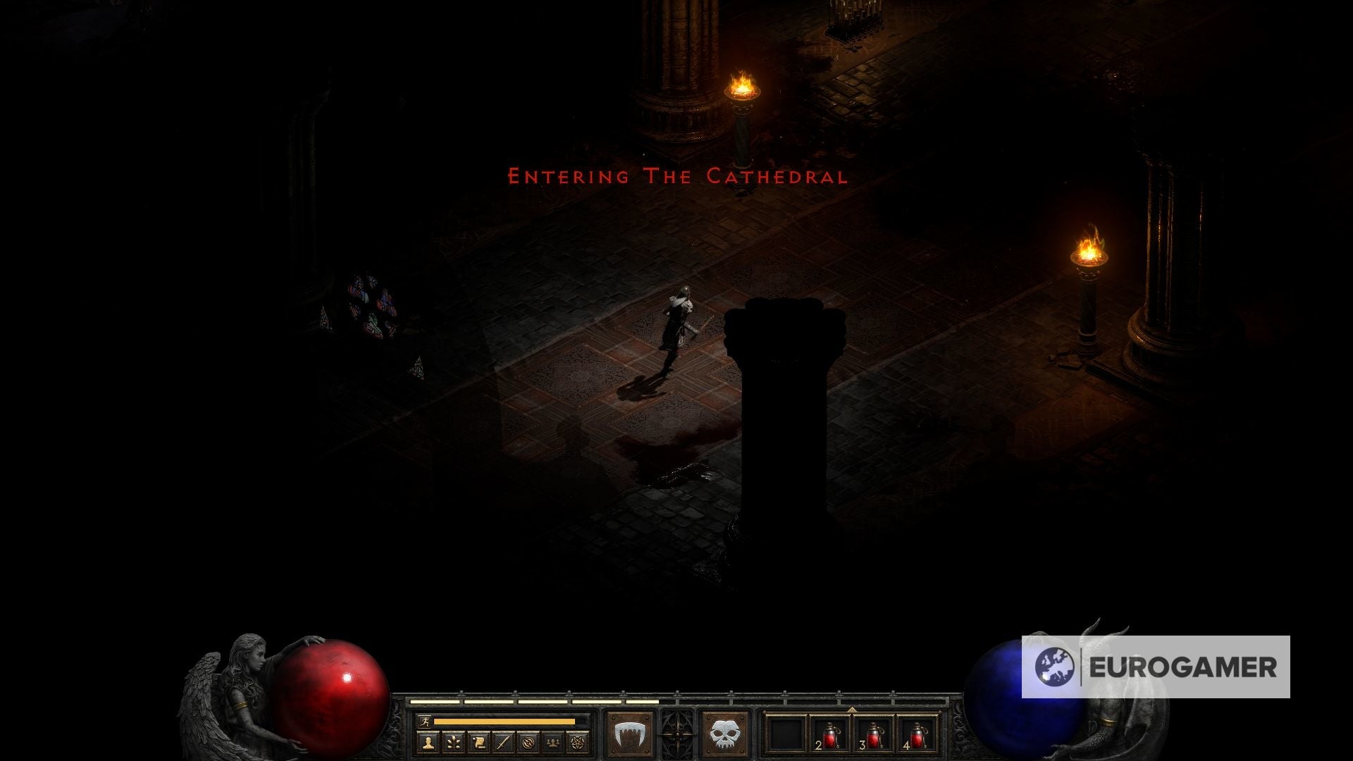 Diablo 2   Monastery locations  Where to find the Monastery Barracks and Monastery Catacombs in Act I explained - 28