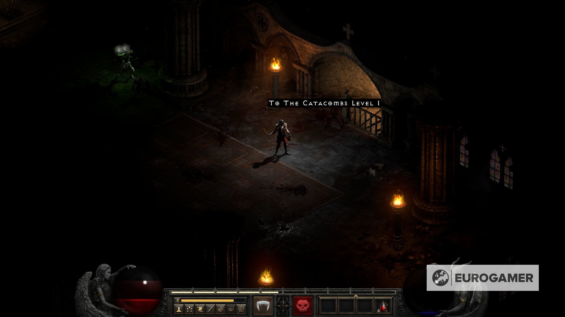 Diablo 2   Monastery locations  Where to find the Monastery Barracks and Monastery Catacombs in Act I explained - 32