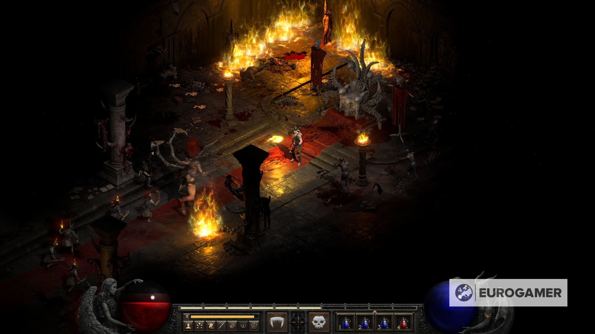 Diablo 2   Monastery locations  Where to find the Monastery Barracks and Monastery Catacombs in Act I explained - 45