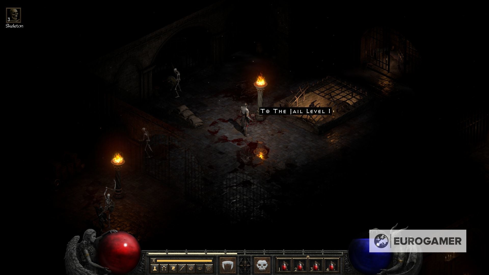 Diablo 2   Monastery locations  Where to find the Monastery Barracks and Monastery Catacombs in Act I explained - 62
