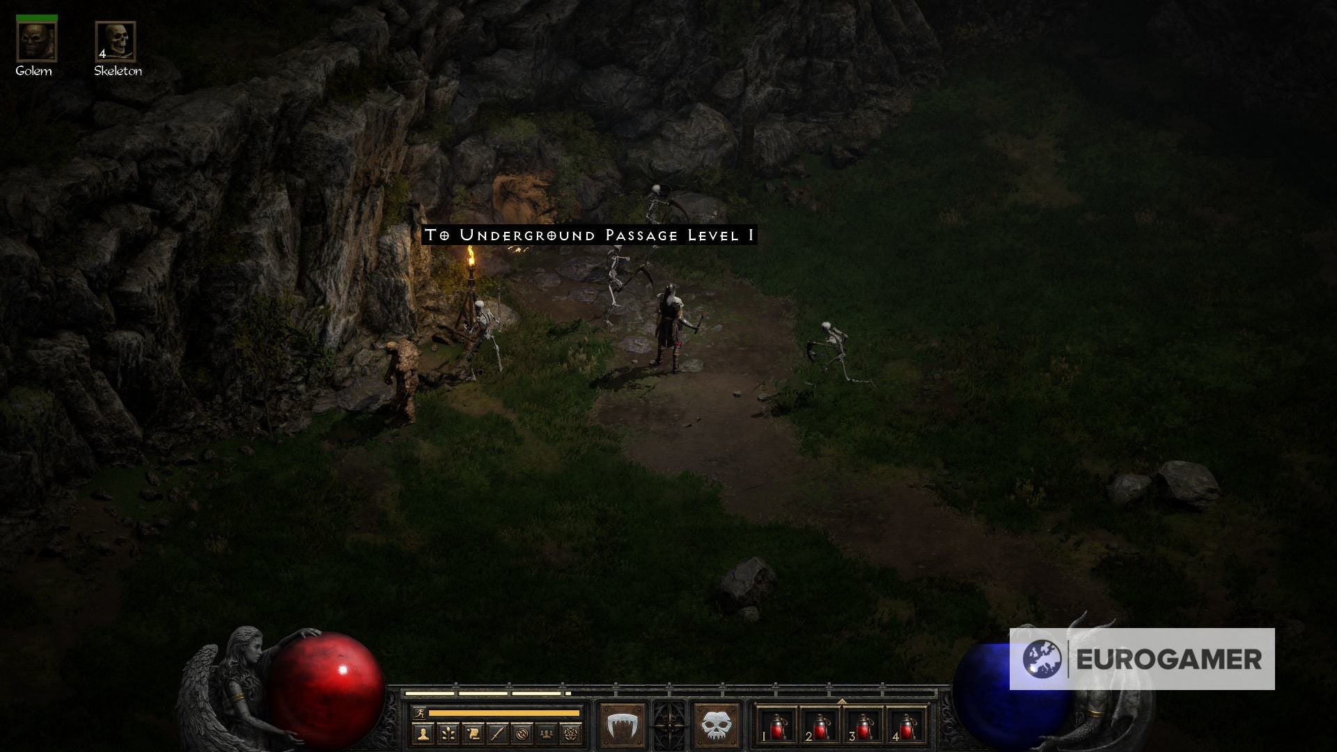 Diablo 2   Underground Passage location  Where to find the Underground Passage in Act I explained - 18