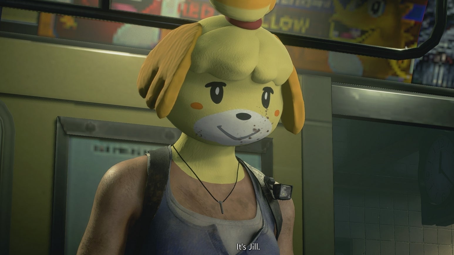 Bilder zu Diese Mod für Resident Evil 3 Remake ersetzt Jills Kopf durch den von Melinda aus Animal Crossing