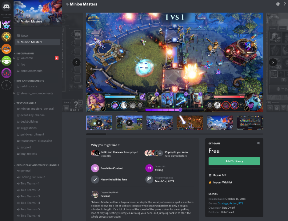 Image for Discord Game Store refocuses on Nitro subscription, devs can now sell games directly