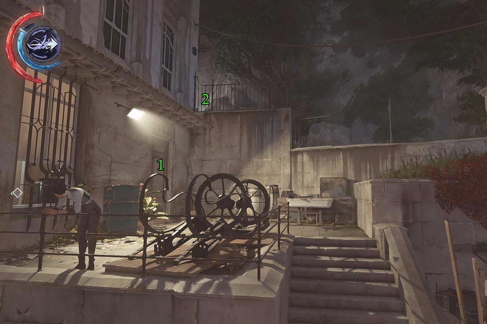 Obrazki dla Dishonored 2 - Misja 8: Wielki Pałac - sejfy Winslowa, czarnorynkowy sklep, ściana światła