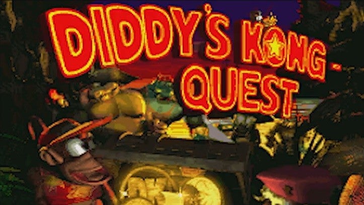 Title screen image for Diddy's Kong Quest